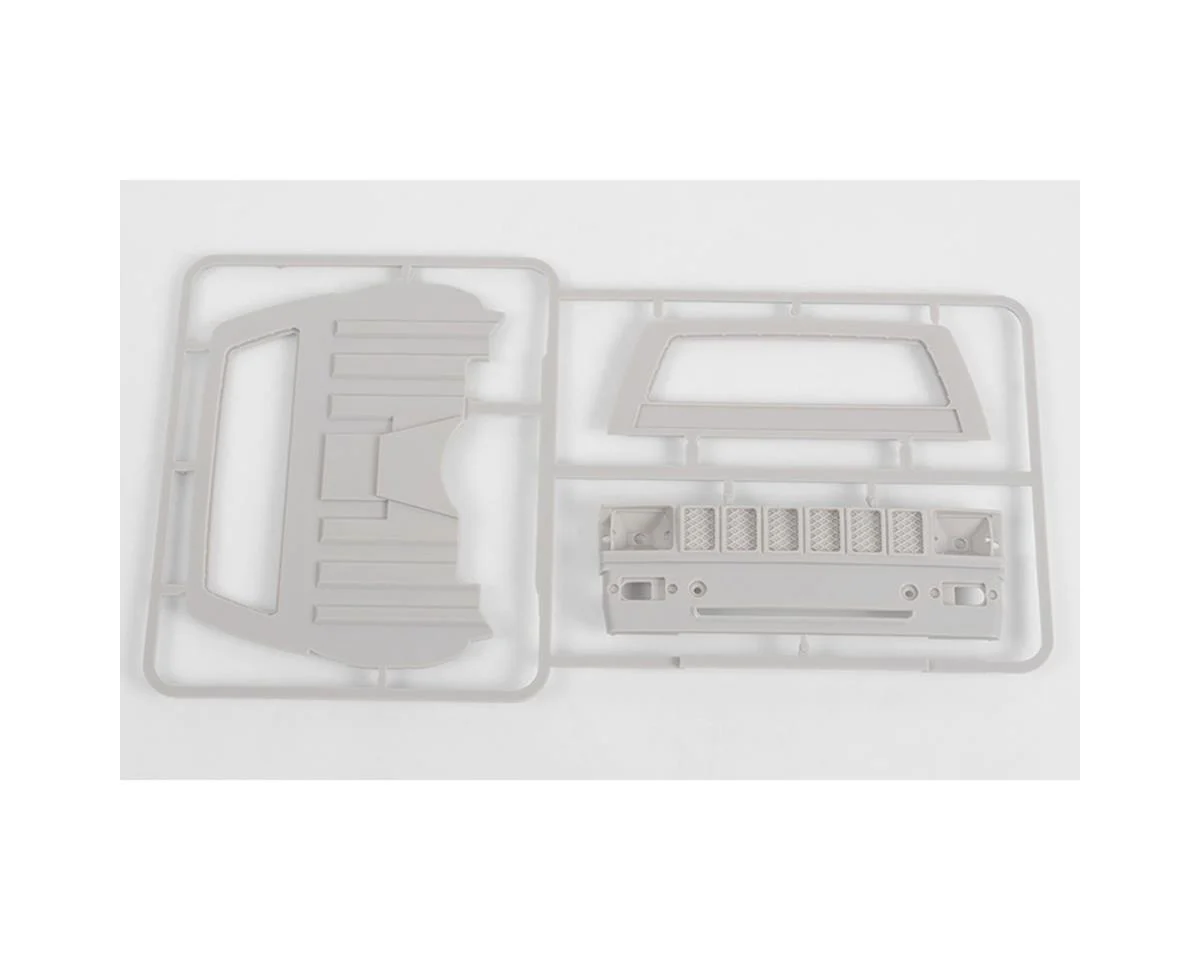 Z-B0074 RC4WD Mojave II Cab Back Panels & Grille Parts Tree (Primer Gray)