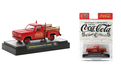 M2Machines 52500-A36 1:64th Scale Coca-Cola 1978 Dodge Adventurer 150 - Custom - CHASE!
