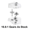 INJ4M-109AS INJORA Complete Transmission with Acrylic Housing for 1/18 TRX4M