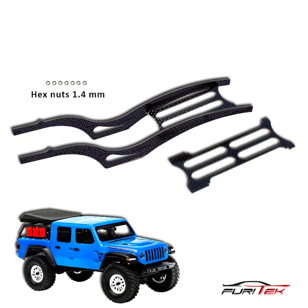 FUR-2112 Scythe Carbon Fiber Frame for SCX24 Jeep Gladiator