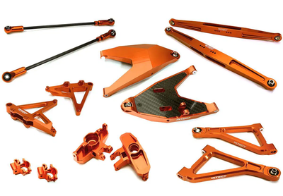 INTC28629ORANGE Billet Machined Alloy Suspension Kit 1/7 UDR