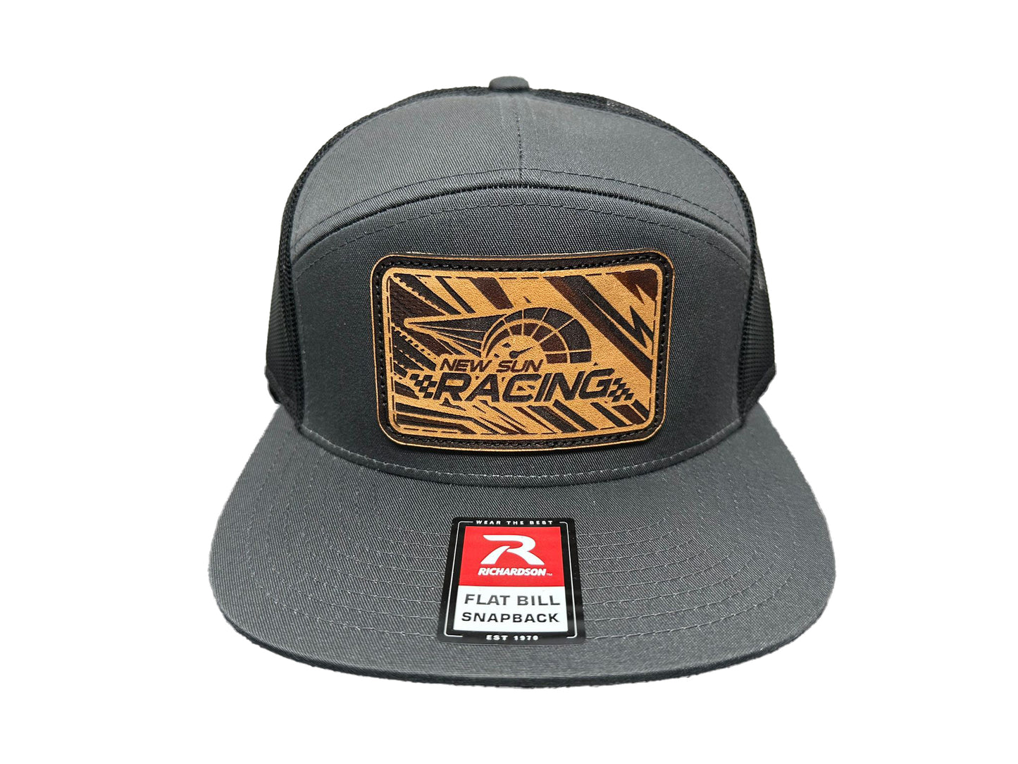 NSR Custom Cap - 7 Panel - Leather Patch -