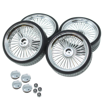 RER19792 Chrome 26” Wheel & Tire Combo Kit (3 Styles)