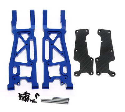 INTC32482BLUE Alloy Machined Front Suspension Arm Set 1/8 4WD