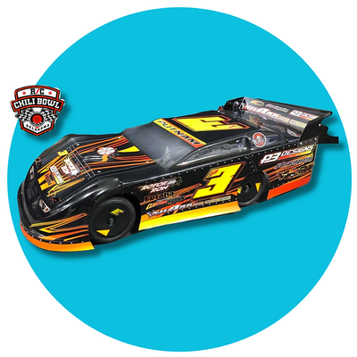 Shark Bodies - Volunteer - Street Stock Body w/ Rear Spoiler - Clear