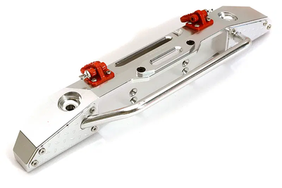 INTC28578SILVER Realistic Front Alloy Bumper w/43mm Mount