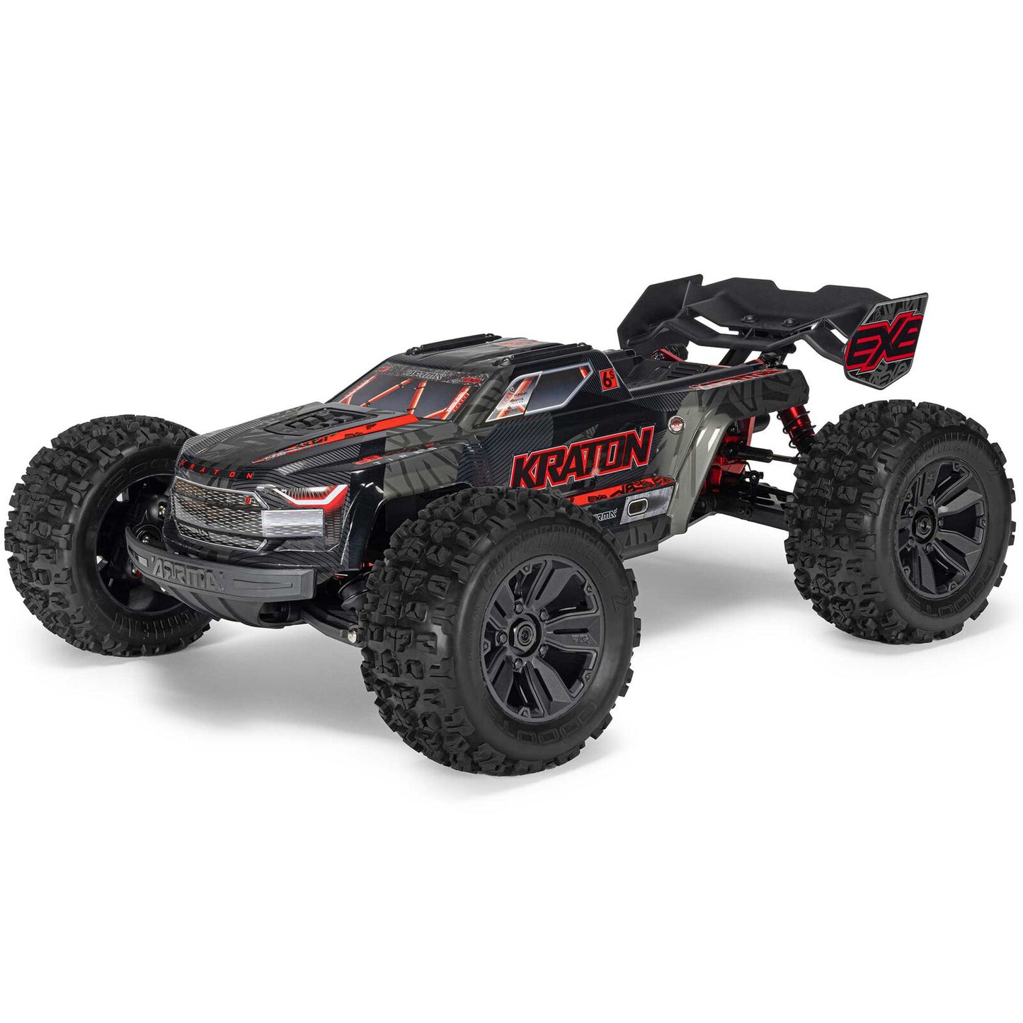 ARA8708V6T1 1/8 KRATON 6S EXB 4X4 RTR Brushless Speed Truck, BLACK