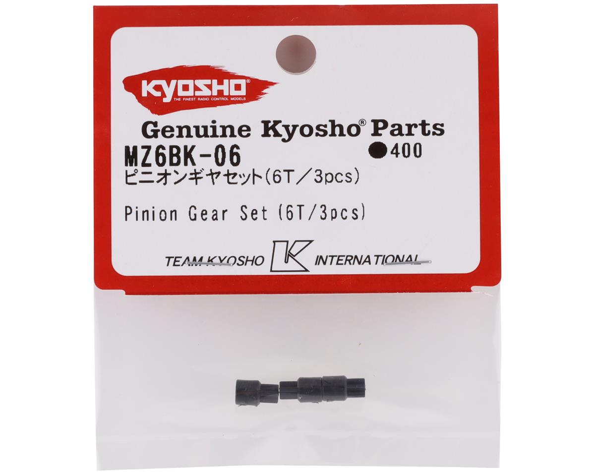 KYOMZ6BK-06 Mini-Z Pinion Gear Set (3) (6T)