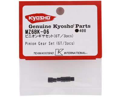 KYOMZ6BK-06 Mini-Z Pinion Gear Set (3) (6T)