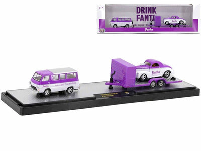 M2Machines 56000-TW28 1:64th scale Auto Haulers FANTA (PURPLE) Pack