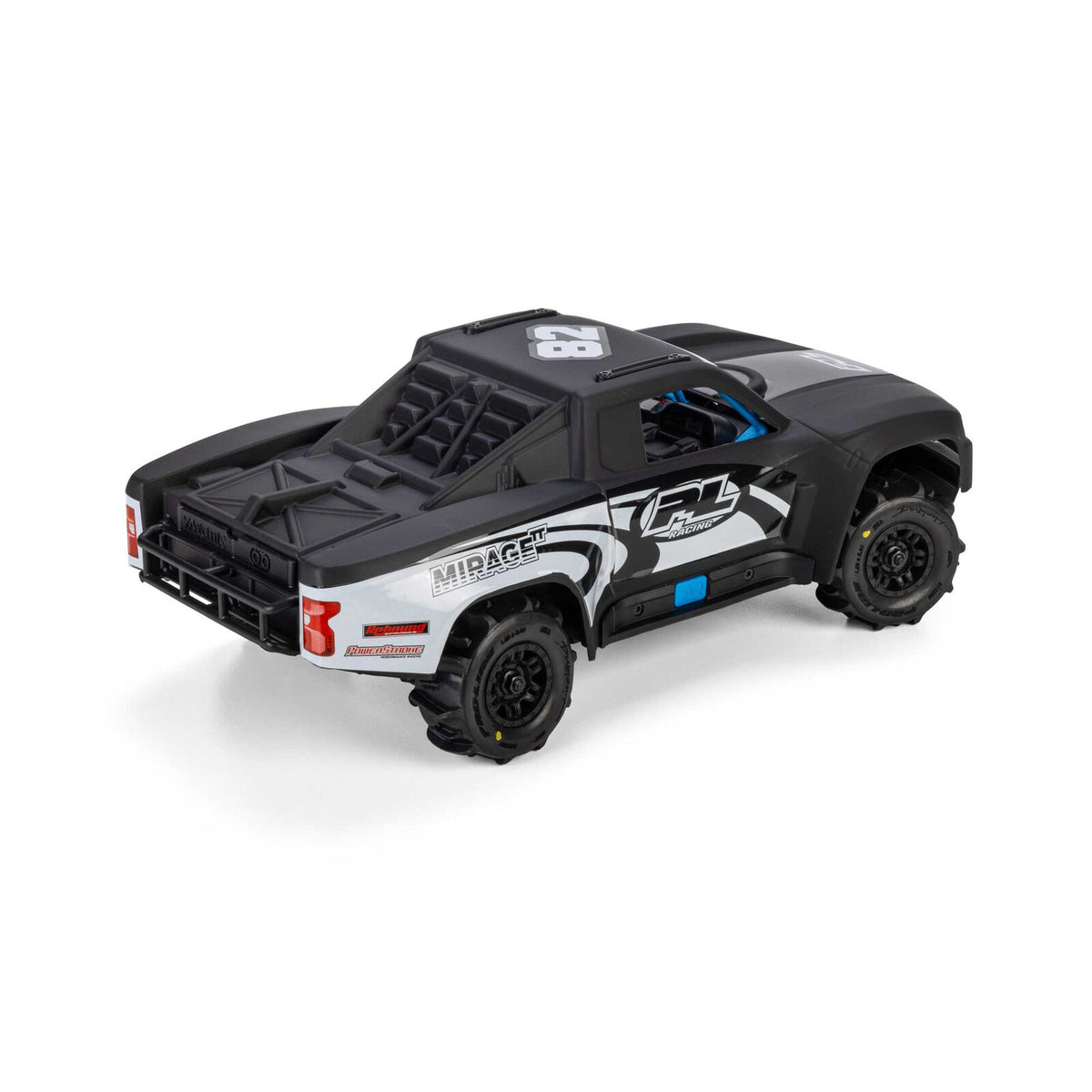 PRO367523 Pro-Line Racing 1/16 Limited Edition Pre-Cut/Pre-Painted 2019 Chevy Silverado Trophy Truck Body, Matte Black: ARRMA MOJAVE GROM