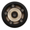 X00504CUUZ Treal Hobby 0.7" 5-Slot Brass Micro Rock Crawler Beadlock Wheels (Black/Gold) (4) (14g ea)