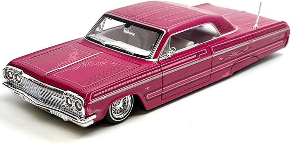 MJ34547D-MJ 1:24 Lowrider Chevy1964 Impala SS (GRY-PK)