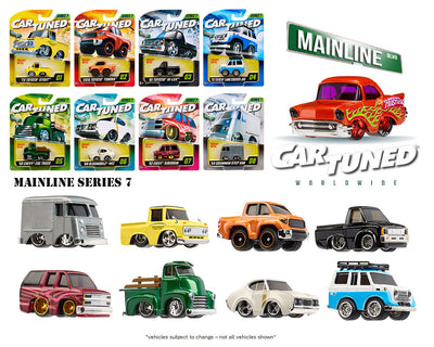 CarTuned 592631-XX6 1:64 Series 7 Mainline Assortment of 8 Styles 2025