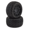 PRO1016110 Street Fighter LP 2.8" Tires w/Raid Rear Wheels (2) (Black) (M2) w/12mm Removable Hex