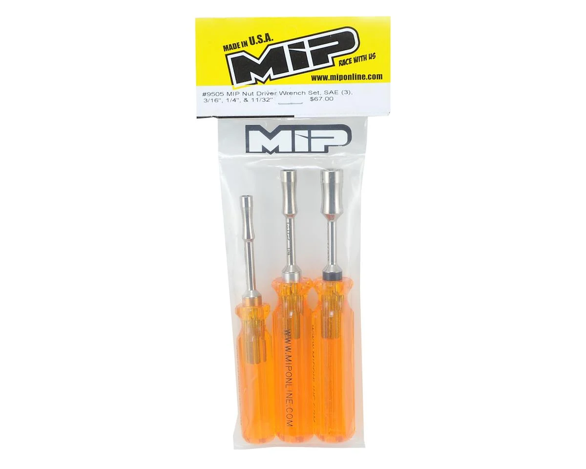 MIP9505 Nut Driver Wrench Set (3/16", 1/4", 11/32")