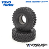 VPS10166 Vanquish Products Toyo Open Country R/T Pro 1.9 Tires (2) - 4.65" (White Compound)