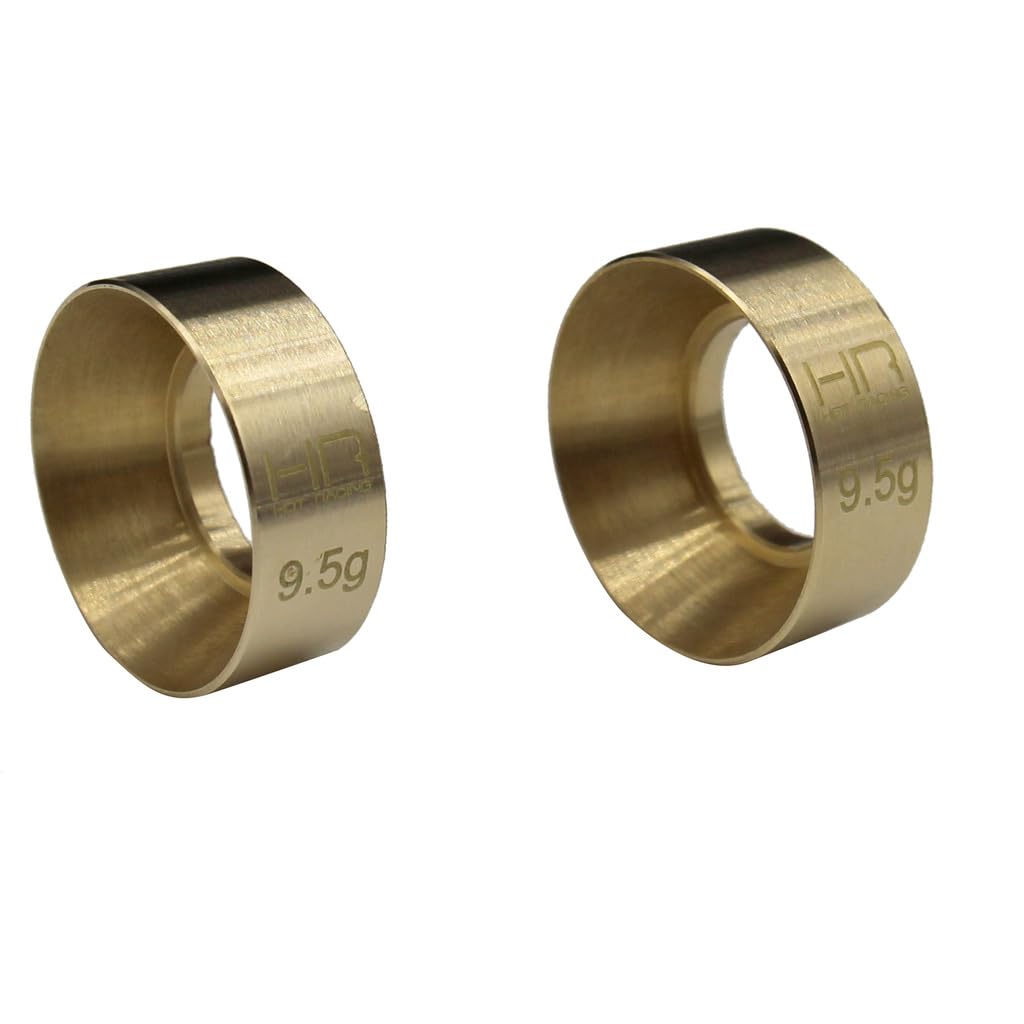 HRSXTF2612H - 9.5g Brass Machete Wheel Weights Scx24