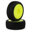 PMT9030-SLW-Y Pro-Motion Talon 1/8 Buggy Pre-Mount Tires (Yellow) (2) (Soft - Long Wear)