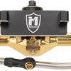 MEUS Racing Isokinetic 3-Section CVD Front and Rear Axles Maximum Steering Angle 52° Wider +5MM for TRX4M Upgrade 1/18 RC Crawler Car (Electroplated Gold)