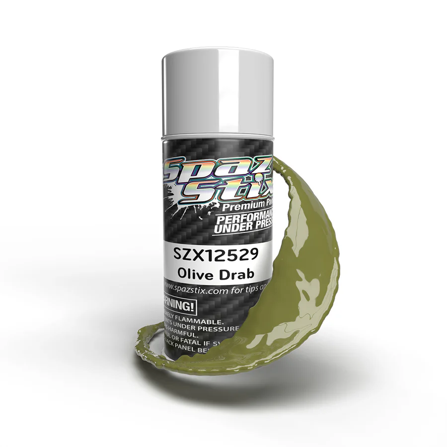 SZX12529 - Olive Drab Aerosol Paint, 3.5oz Can