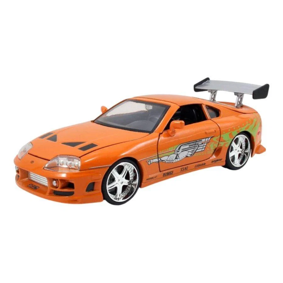 Jada 37542 1:24 Fast & Furious Twin Pack – Dom’s Dodge Charger R/T and Brian’s Toyota Supra – 25 Years of Fast & Furious