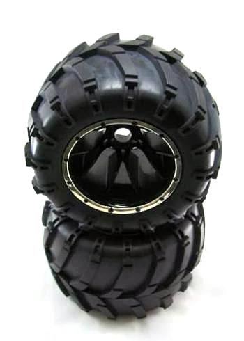 RER50017 Pre-mounted 1/5th Truck Tires W/ Beadlock Wheels