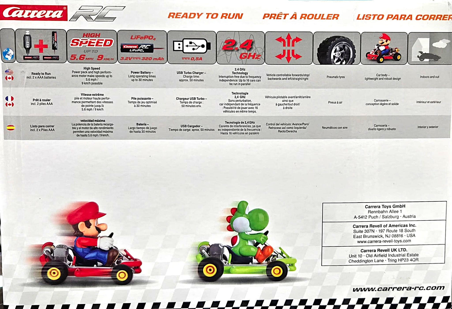 370200984P Mario Kart Pipe Kart Luigi