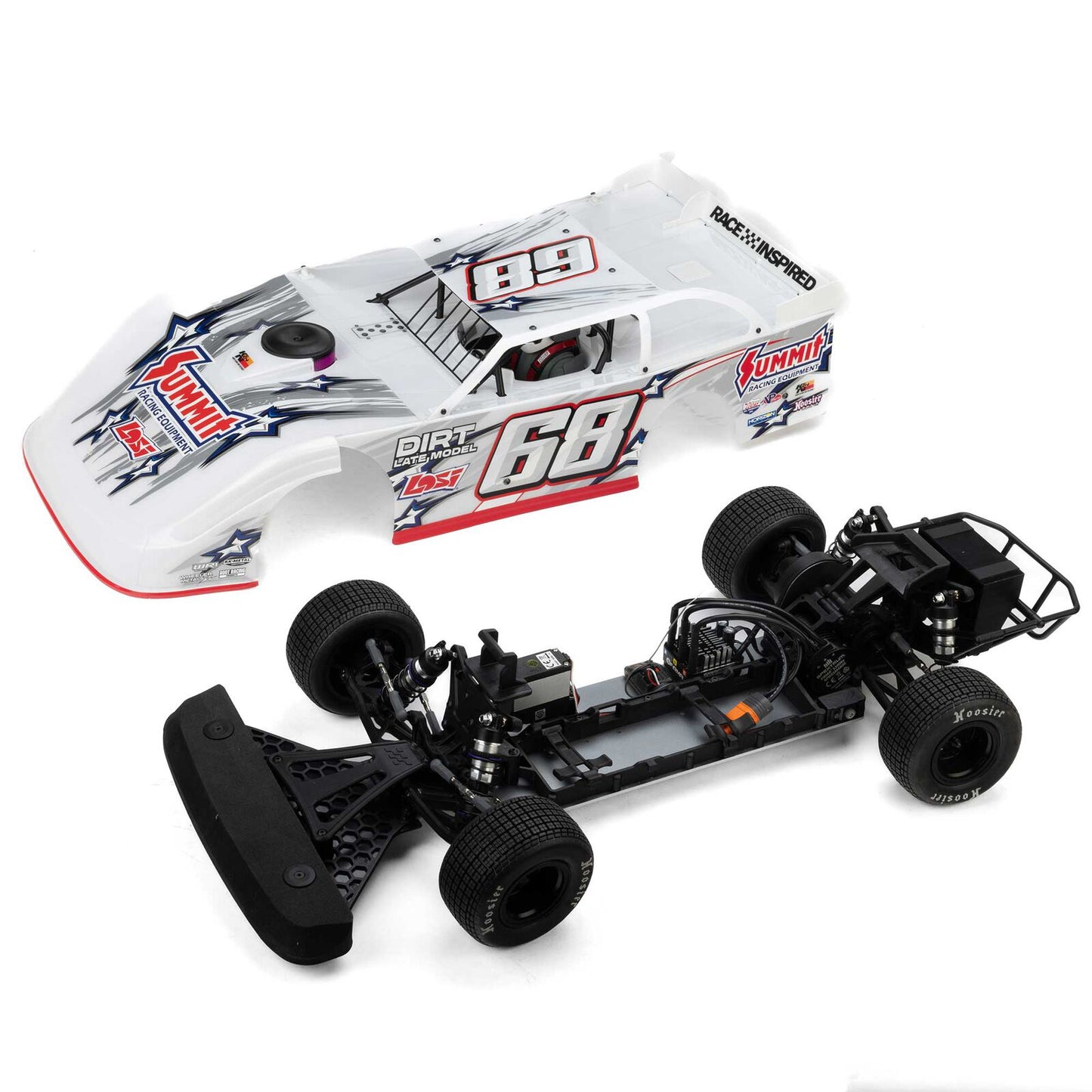 LOS-2168T1 1/10 Losi 22S Dirt Late Model RTR, Summit Racing (Battery & Charger Included)