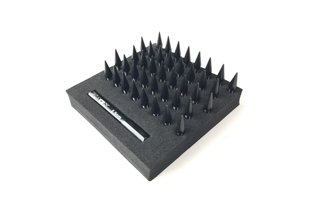 CKD0610 Spiked Wheel Lugs - Black