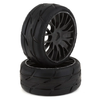 GRPGTX03-XM5 GRP Tires GT - TO3 Revo Belted Pre-Mounted 1/8 Buggy Tires (Black) (2) (XM5) w/FLEX Wheel