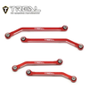 X003Q5IIA1 TREAL Aluminum 7075 High Clearance Links Set (4pcs) Chassis Lower Links for TRX4M 1/18 RC Crawler-RED