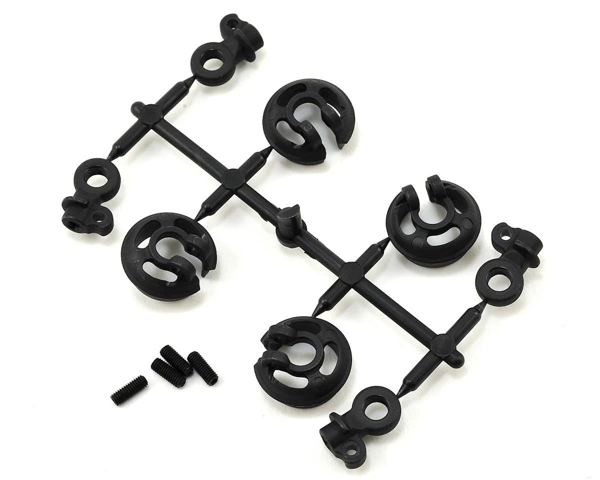 TKR6701 Tekno RC EB410/ET410 Locking Shock Rod End & Spring Perch Set