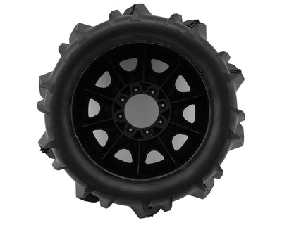 PRO1020211 1/6 Dumont Sand/Snow F/R 5.7” Tires MTD 24mm Black Raid 8x48 Hex (2)
