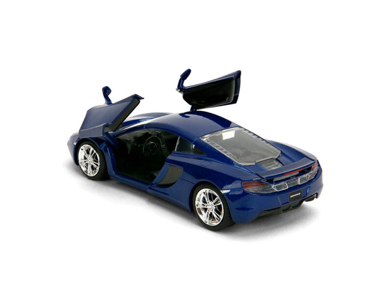 Jada 35695-IS 1:32 Fast & Furious McLaren MP4-12C – Metallic Blue