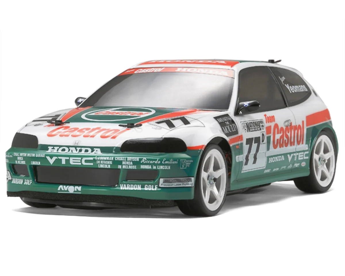 TAM51421 Tamiya Castrol Honda Civic VTi Body Set (Clear)