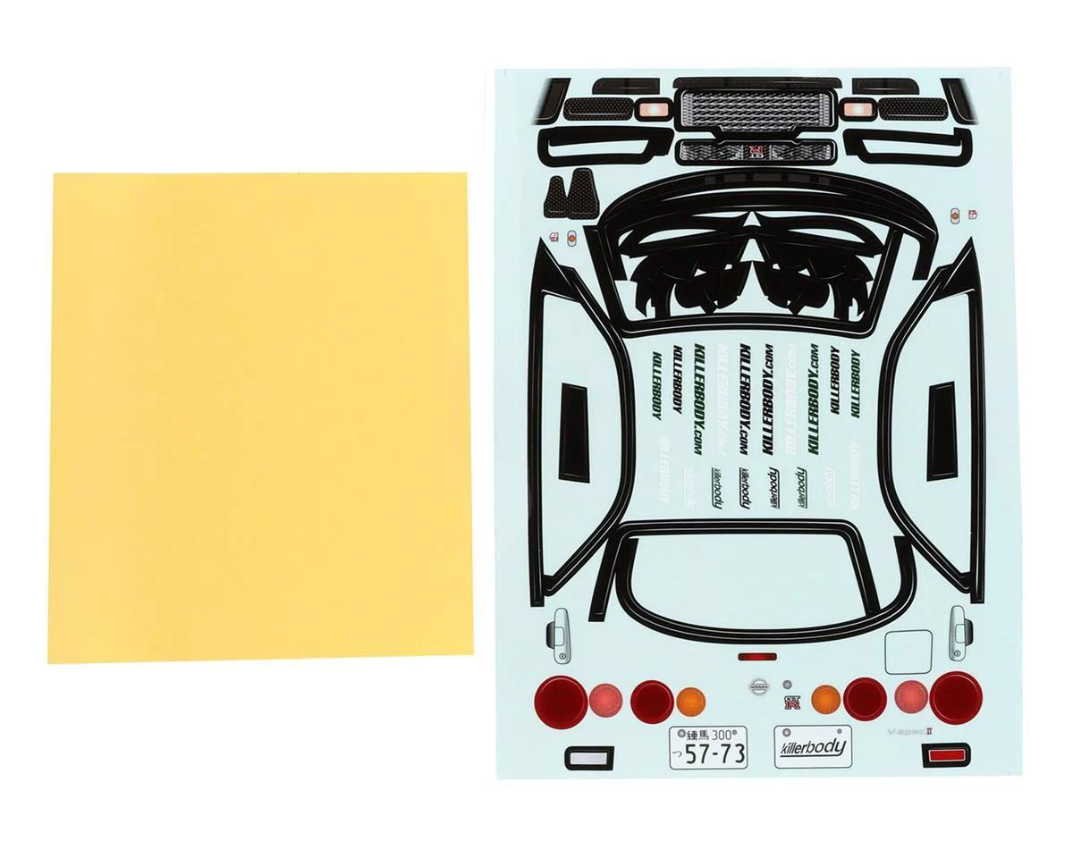 KLR-48626 Killerbody Nissan Skyline R34 1/10 Touring Car Body Kit (Clear)