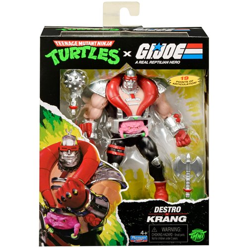 PL81988 TMNT x G.I. Joe Krang Droid x Destro Action Figure