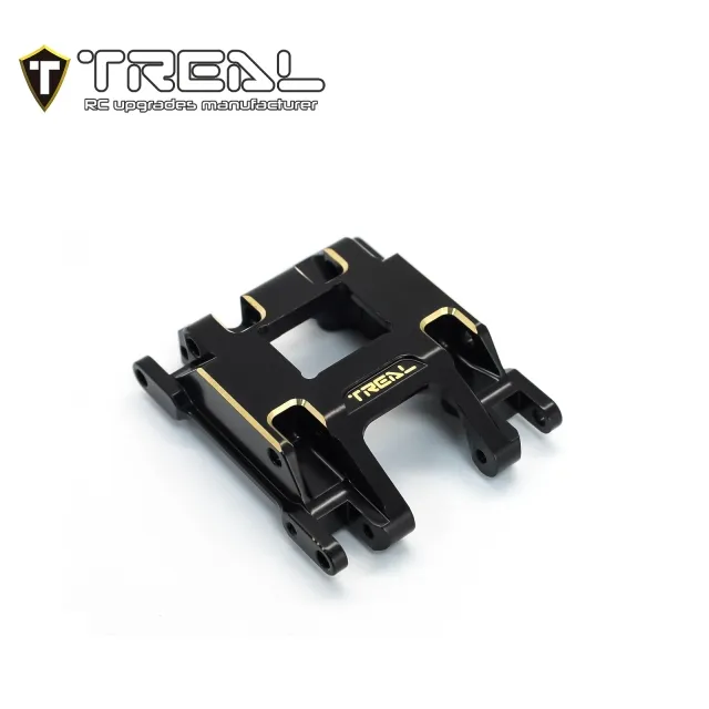 X003PO7I3V TREAL Brass Center Skid Plate CNC Machined Upgrdes for 1/18 TRX4M