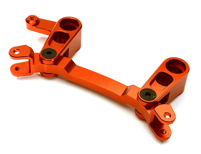 INTC28831RED Billet Machined Steering Bellcrank Set 1/10 4X4