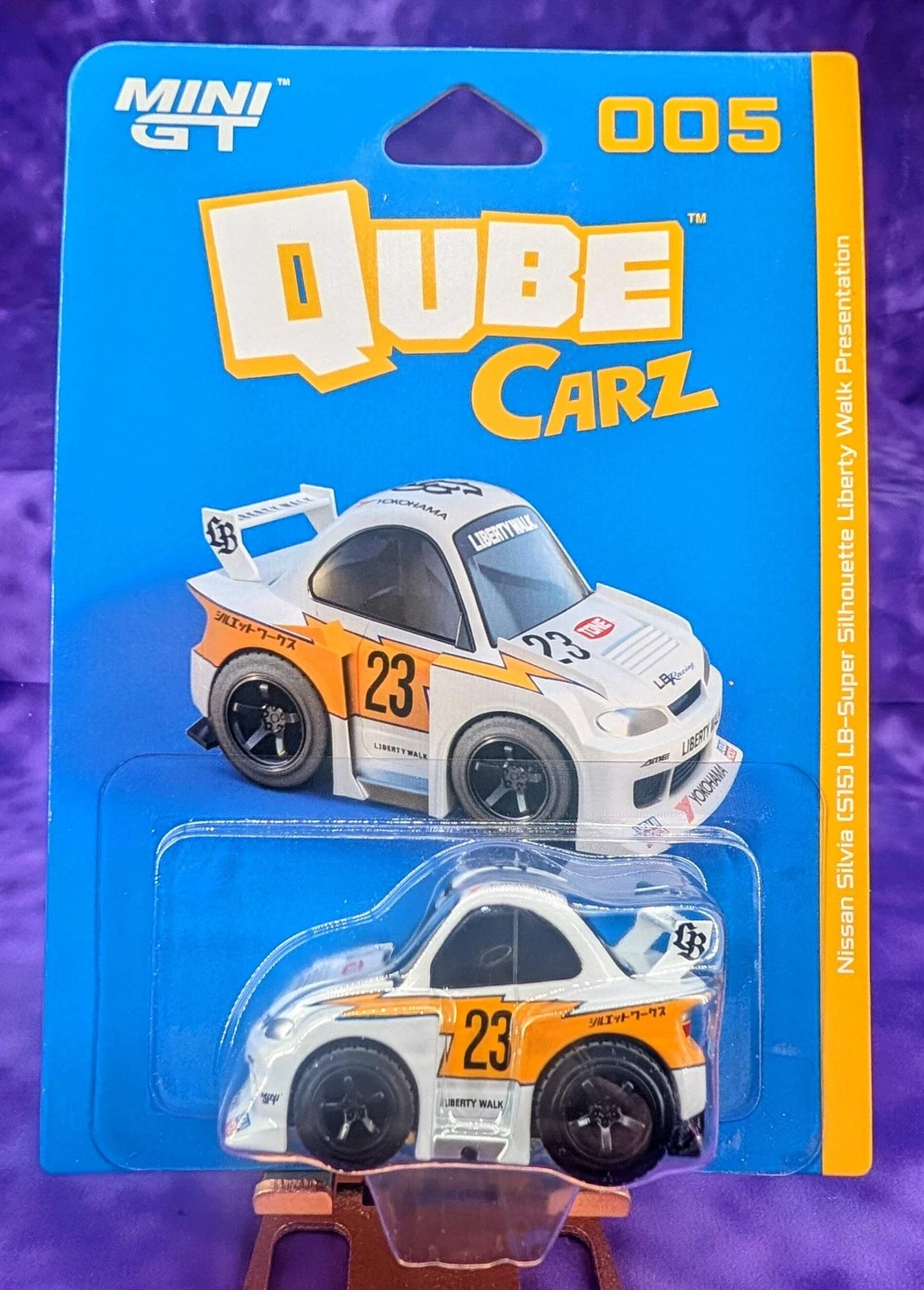 MINI GT QZO0101 QUBE CARZ Series 1 Liberty Walk – New Sun Racing MINI GT QZO0101 QUBE CARZ Series 1 Liberty Walk – New Sun Racing