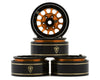 X003ZQM0Q9 Treal Hobby Type I 1.0" Classic 12-Spoke Beadlock Wheels (Orange)