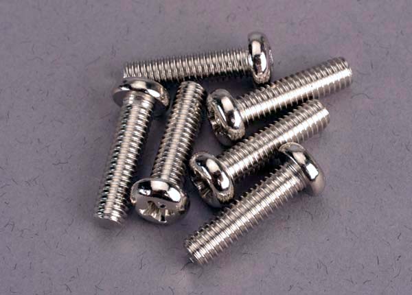2573 Screws, 4x15mm roundhead machine (6)