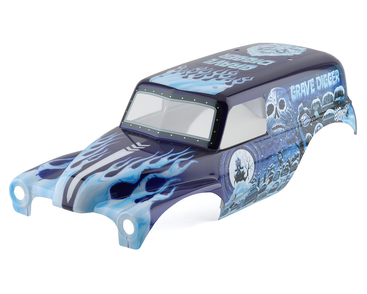 PRO359313 LMT 1/10 Grave Digger Ice Pre-Painted Body (Blue)