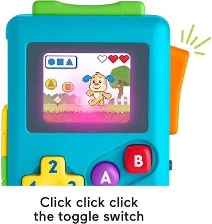 click click click the toggle switch