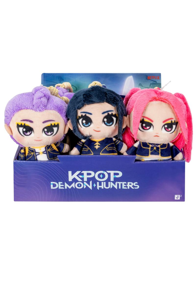 KPDH00060 KPop Demon Hunters 4 Inch Plush Clip