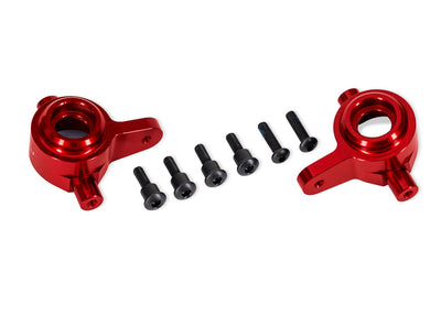 9064-RED Red Aluminum Steering Blocks (L&R)