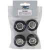1RC5563 1RC Racing Pre-Mounted 1/18 Asphalt Late Model Hoosier Tires (Chrome) (4) (F/R) (Soft)