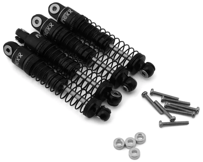 NX-426-B NEXX Racing SCX24 45mm Aluminum Oil-Filled Threaded Shocks (Black) (4)