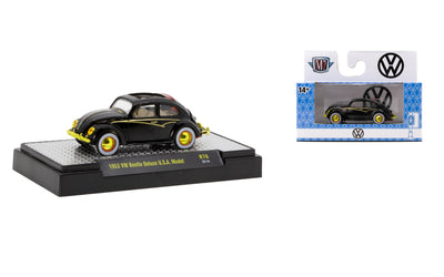 M2Machines 32600-76 1:64th Scale 1953 VW Beetle Deluxe U.S.A Model CHASE